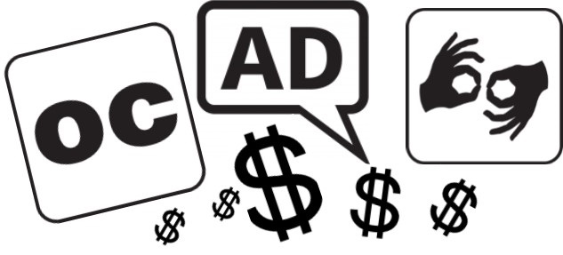 Accessibility symbols and dollar signs